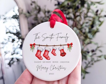 Décoration de Noël personnalisée en famille