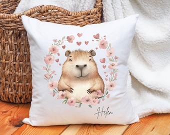 Personalised Capybara Cushion