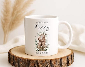 Gift for Mummy, Personalised World's Best Mummy Mug, Christmas Birthday Mother's Day Gift for Mummy