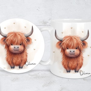 Tasse Vache Highland image 1