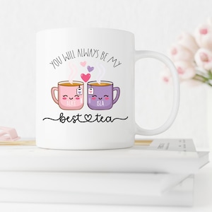 Personalised Best-Tea Mug, Birthday Present for Mum, Best Friend, Auntie, Nan, Funny Friendship Gift, Christmas Gift for Her image 4