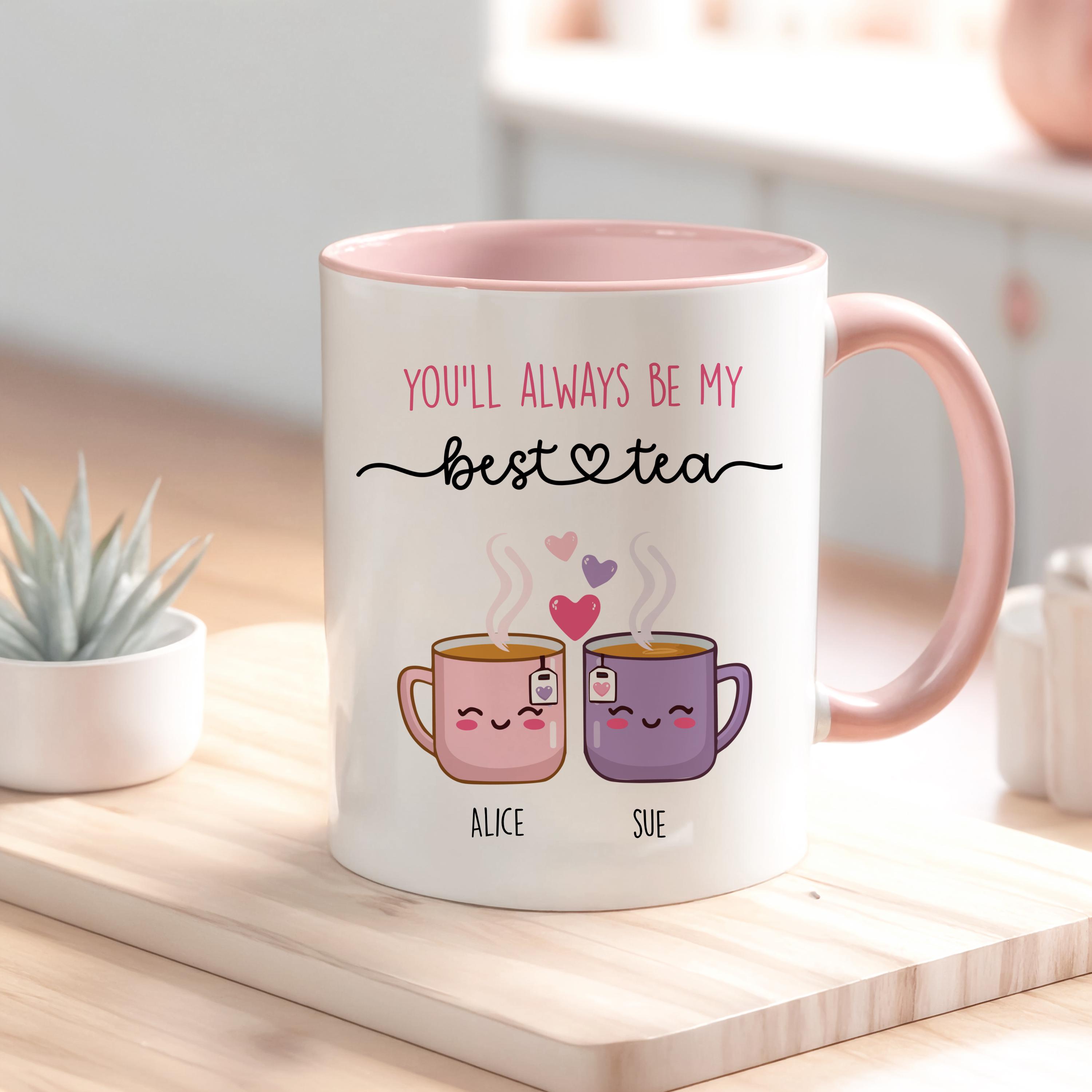 Bestie Tea Pun Mug, Funny Friendship Gift - Etsy UK