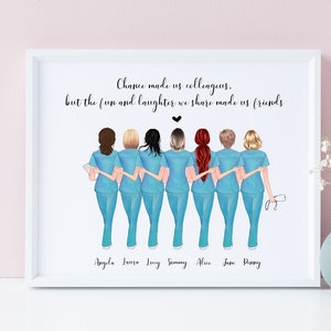 Nurse Colleague Gift, Health Care Worker Friend Gift, Leaving present / Retirement Gift for work bestie, Co worker Gift