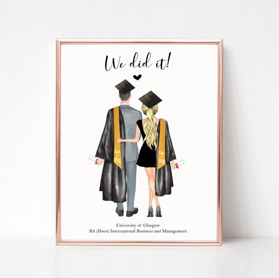 Personalised Graduation Print Graduation Gift Congrats Grad | Etsy