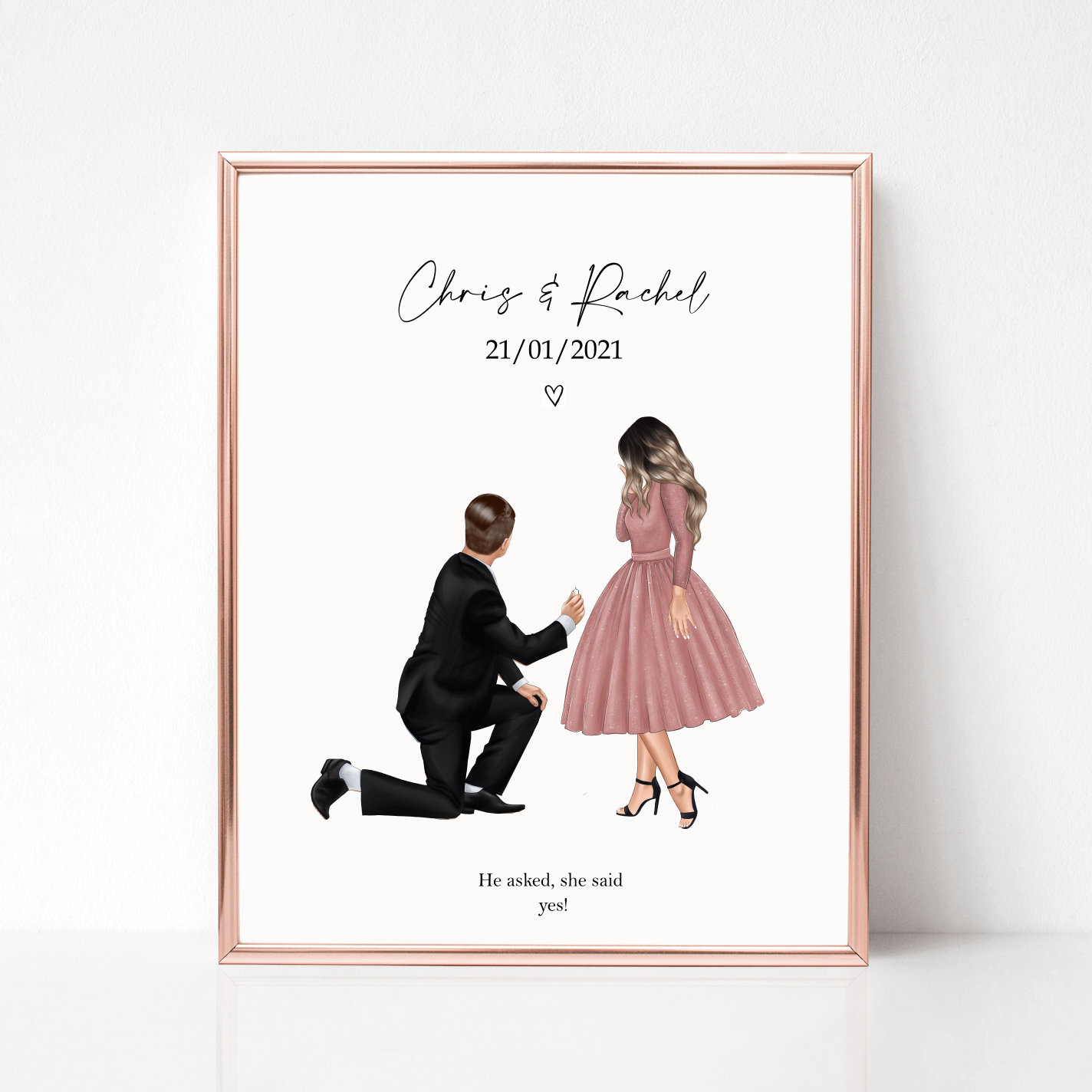 Personalised Engagement Gift