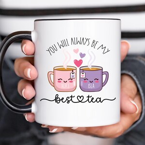 Personalised Best-Tea Mug, Birthday Present for Mum, Best Friend, Auntie, Nan, Funny Friendship Gift, Christmas Gift for Her image 2