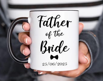 Personalized Father of the Bride Mug: Wedding Thank You Gift
