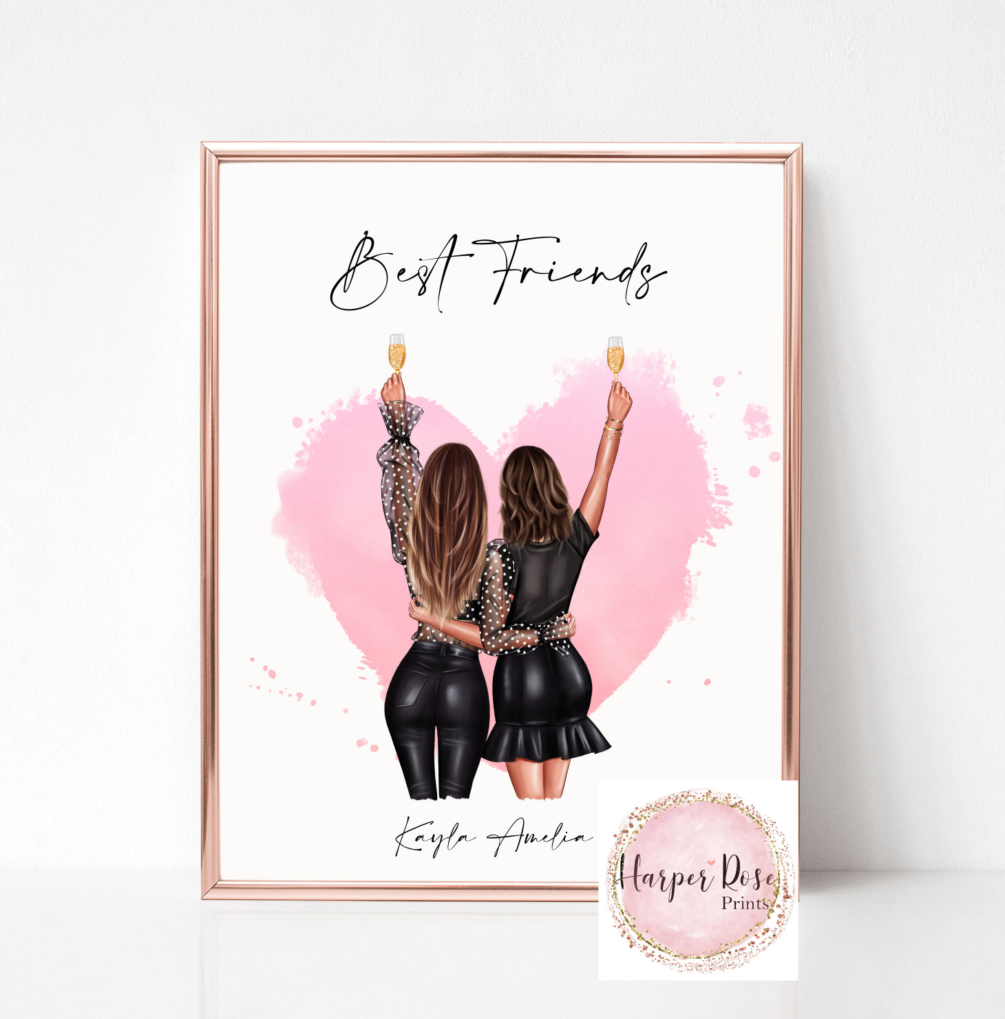 Personalised Gift for Friend Best Friend Print Friendship Etsy Australia