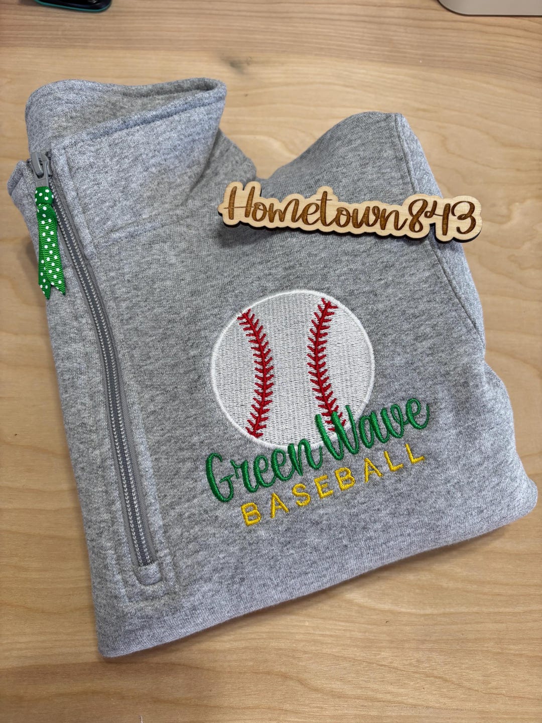 Custom Team Baseball 1/4 Zip Pullover || Gift for Her || Sports ...