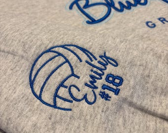 Volleyball with Name - Add to Wrist
