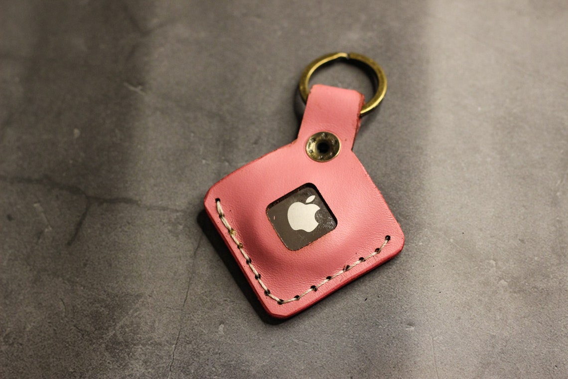 Custom Leather AirTag KeychainLeather AirTag Keychain Apple Etsy