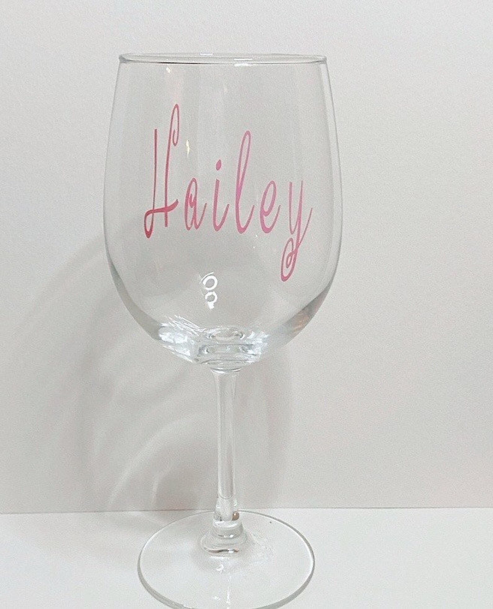 Name Wine Glass Custom Script Wine Glass Gifts for Her Script Name Wine
