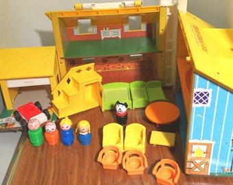 vintage fisher price loving family dollhouse