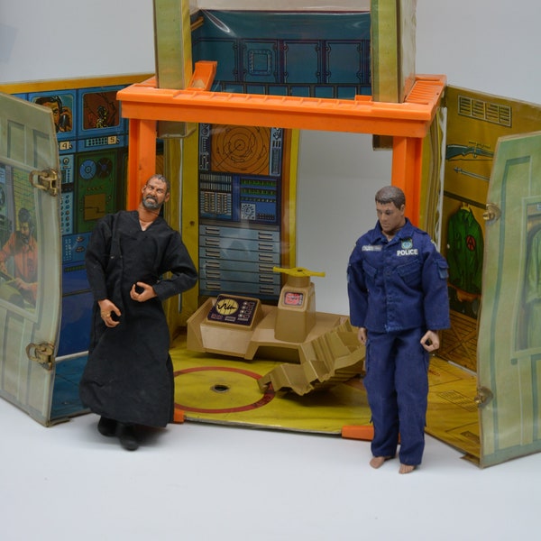 G.I. Joe, Adventure Team Headquarters, GI Joe 1972, G.I. Joe Base, Base 1972, Command chair, orange roof, gift for him, collectible toy