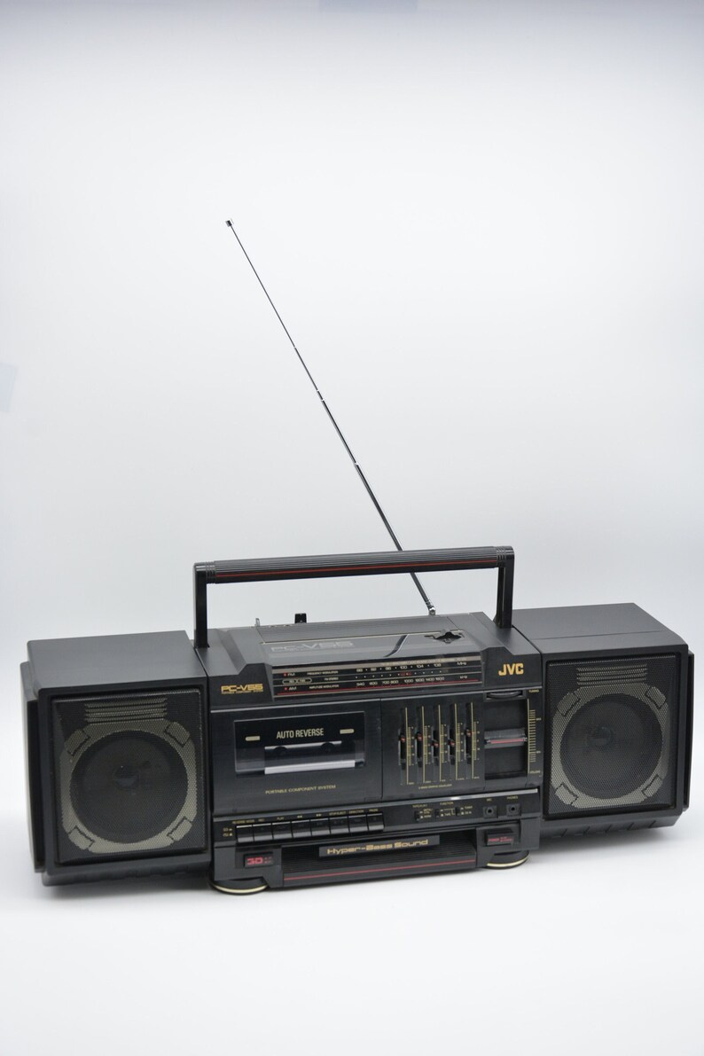 Vintage JVC Boombox JVC PCV55 80s retro vintage radio am Etsy