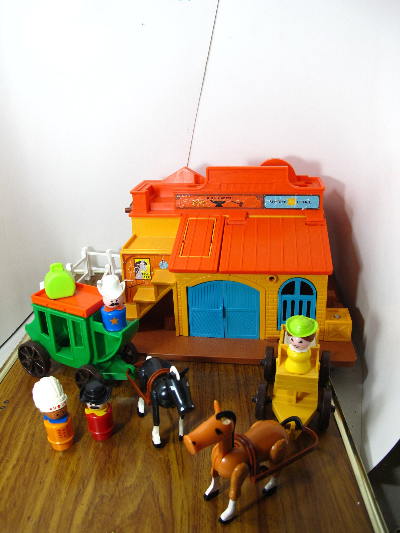 Fisher price Saloon vintage fisher price set fisher price Etsy