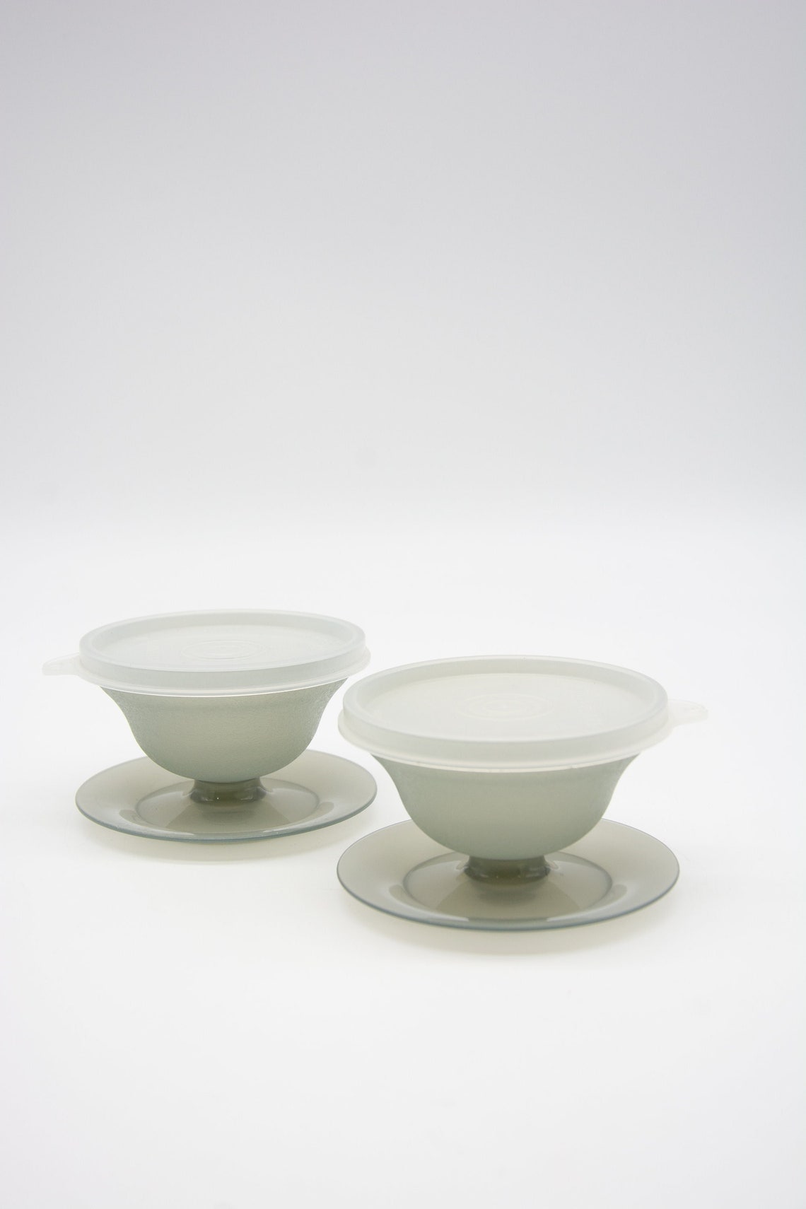 Vintage Tupperware, Pudding Plastic Cups Jello Cup, Food Container