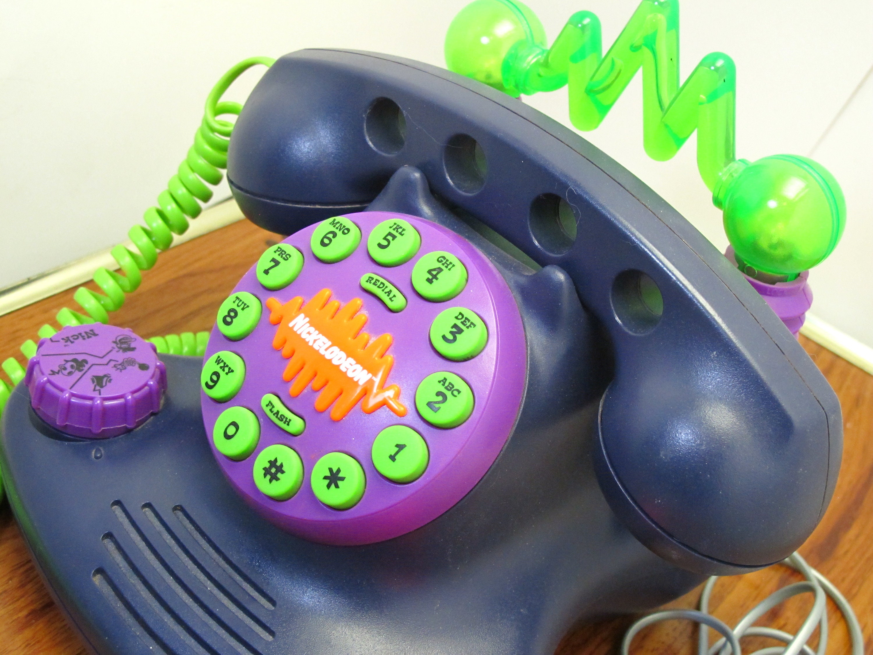 Nickelodeon Phone Talk Blaster Purple Phone vintage Phone Etsy