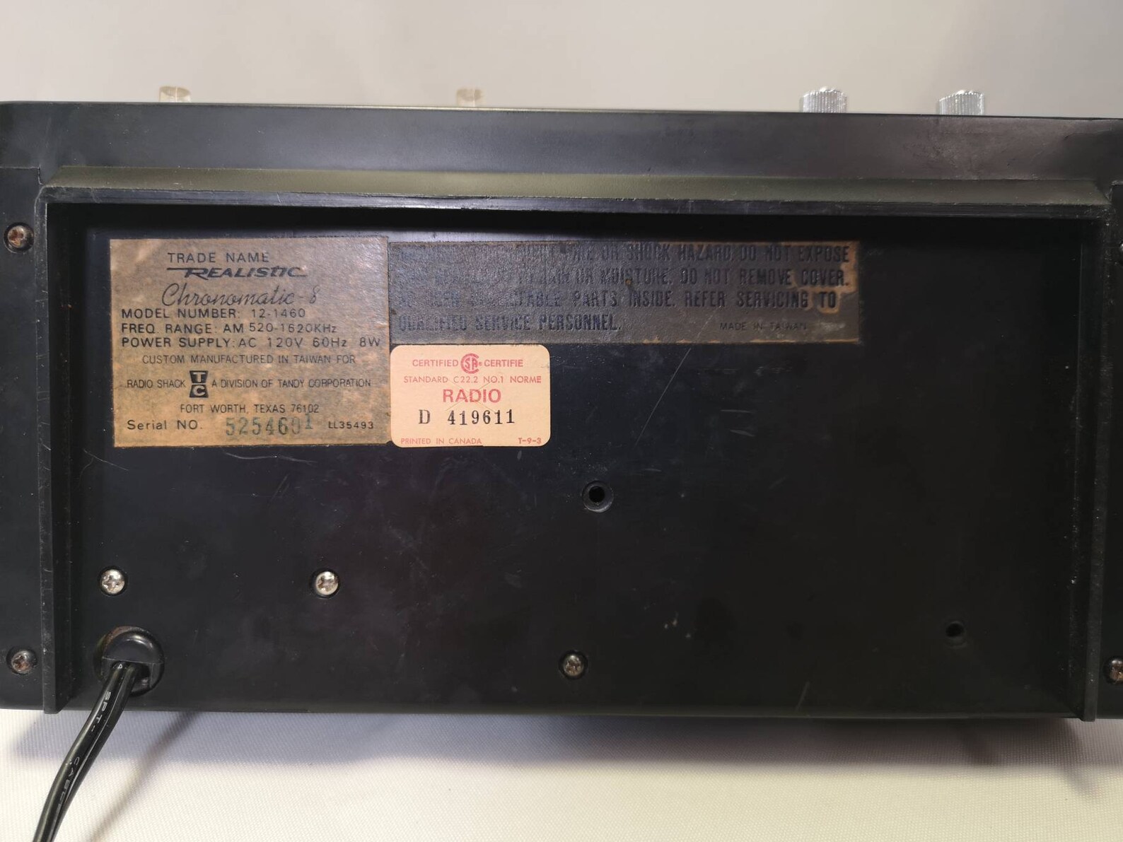 Vintage Realistic clock radio 80s retro vintage radio AM FM Etsy