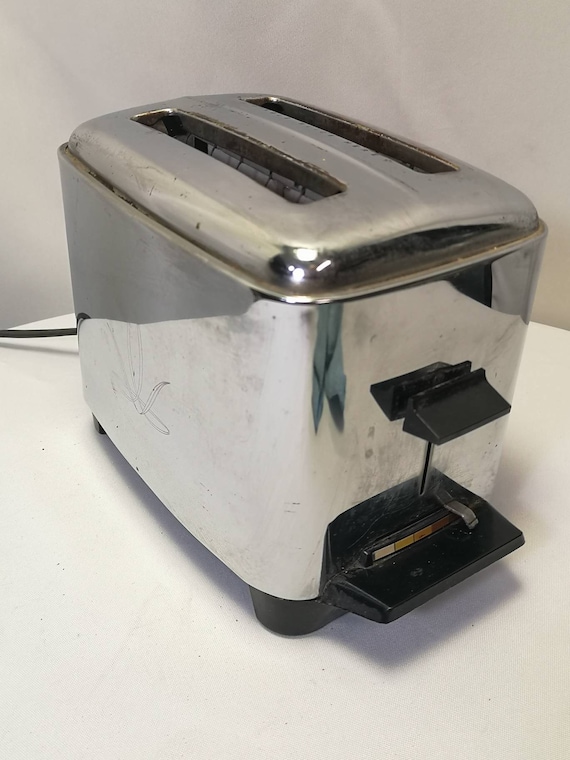1970's Vintage Proctor Silex 4 Slice TOASTER Model T009B Wood Grain and  Chrome WORKS Good Condition 