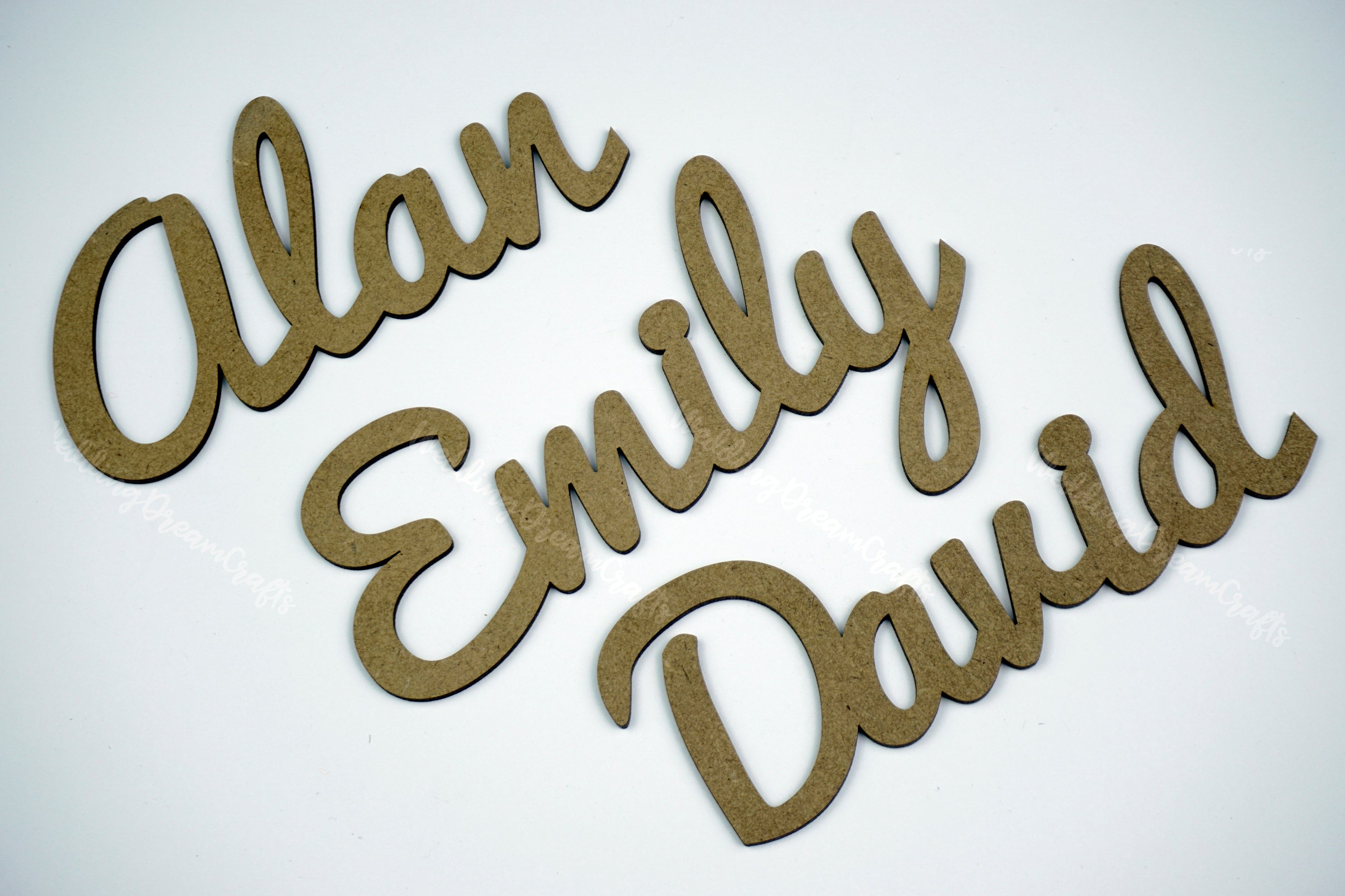 Laser cut name signs Custom Wood Personalized wood tags Etsy