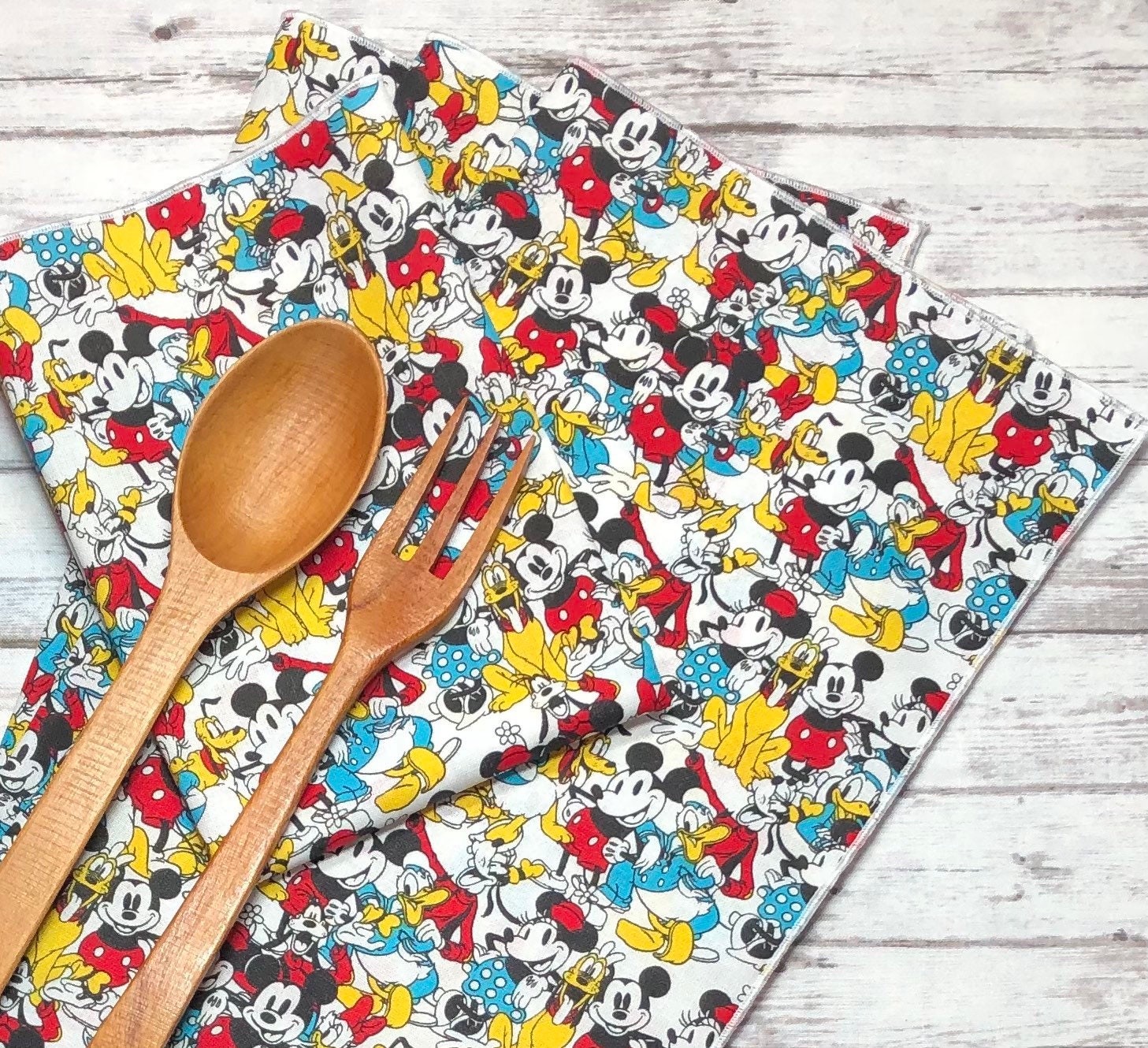 MiCkeY MouSe CLoTh NaPkiNs Kids Cloth Napkins Set of 2 4 Etsy