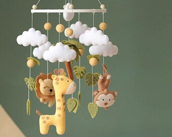 Jungle Baby Mobile Etsy