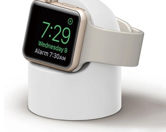 Charger Stand for Apple Watch Series Durable Silicone Nightstand Mode