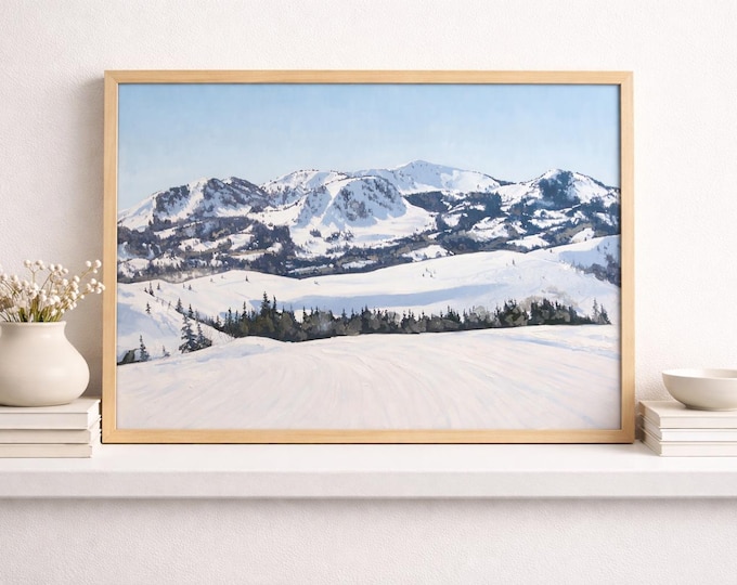 Deer Valley Expanse - Utah Ski Art Print