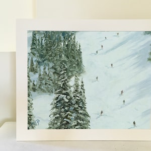 Snowbird Ski Resort Art Print – Utah Winter Artwork
