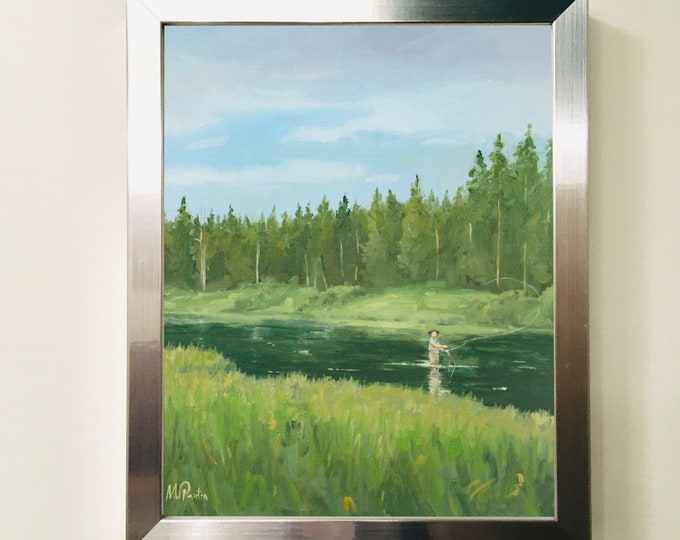Fly Fishing the Green River Print