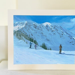 Mt. Baldy - Alta Ski Area Art Print: Utah Winter Landscape
