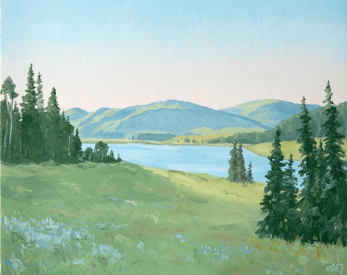 Evening Light on Huntington Lake