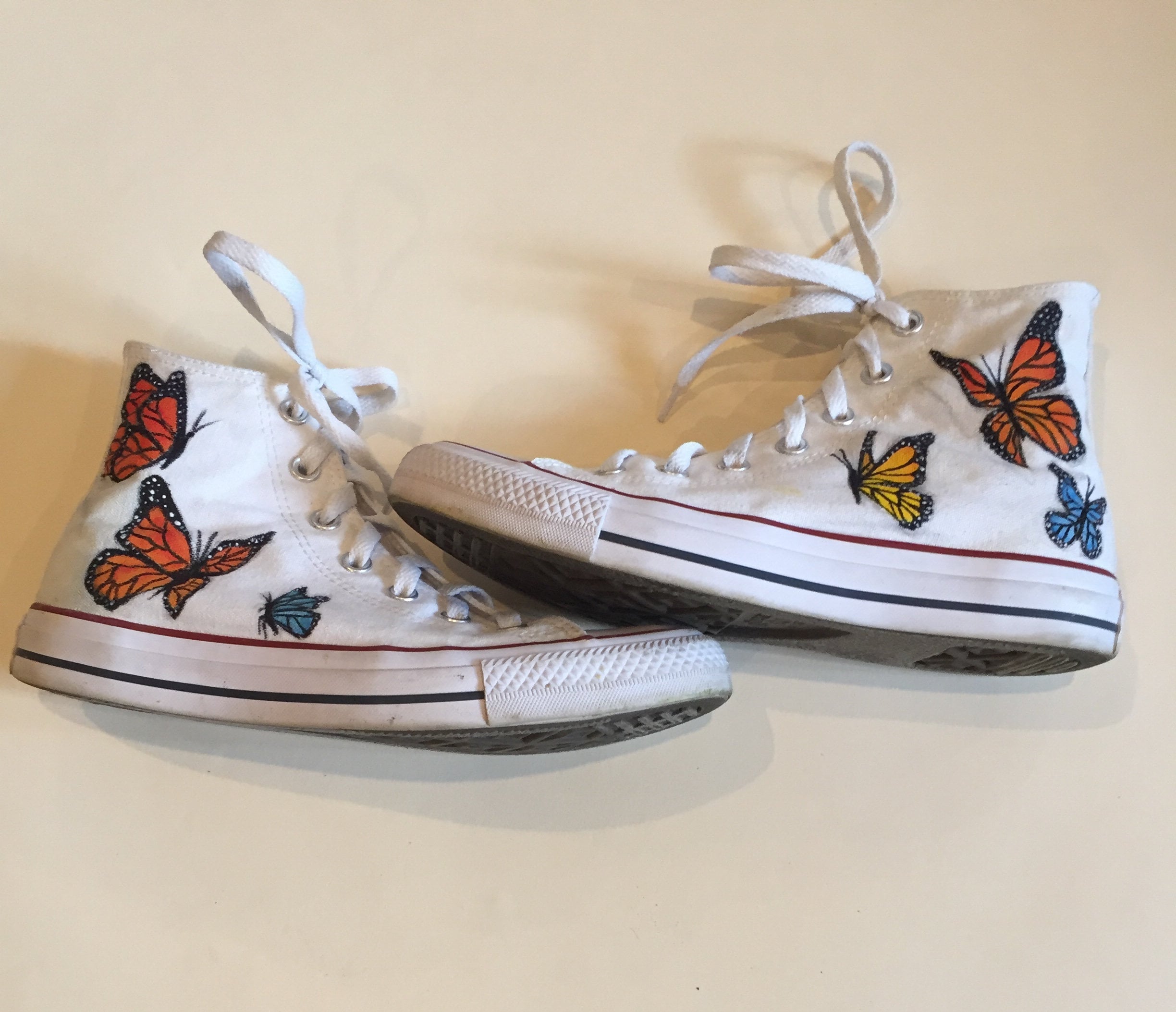 Custom painted shoes Etsy