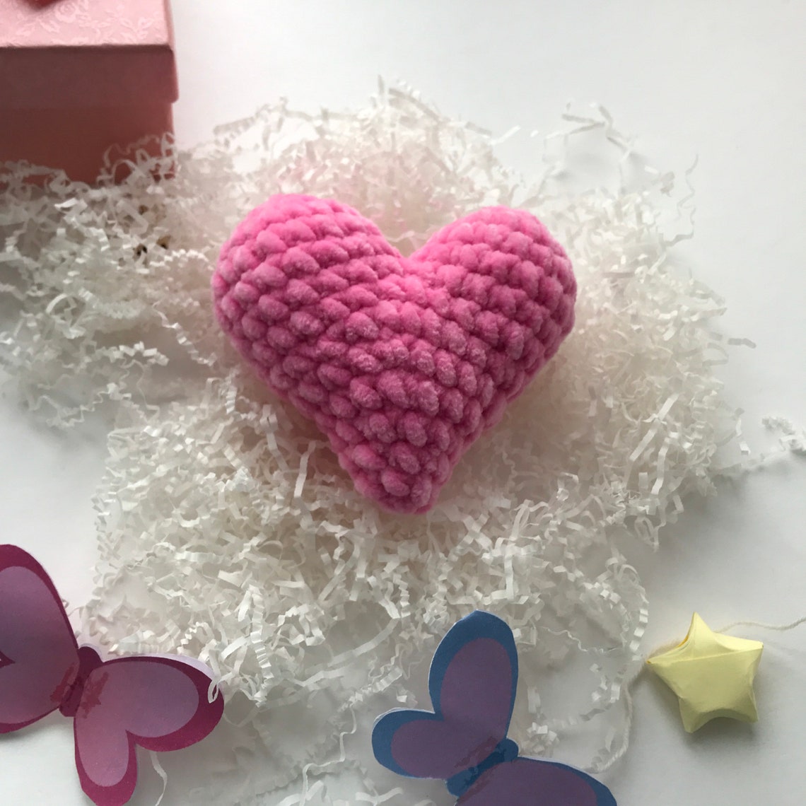 Сrochet heart toy for kids Etsy