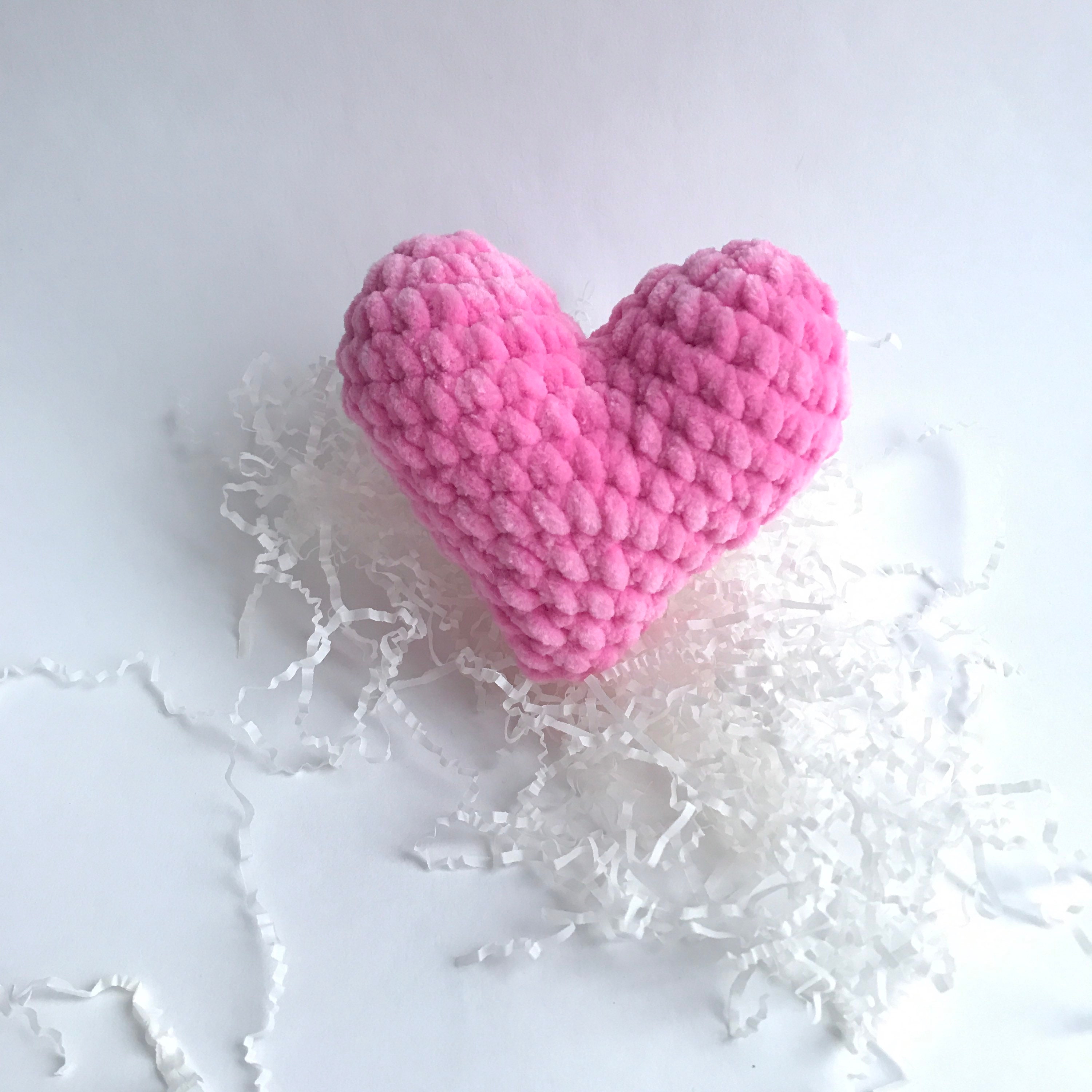 Сrochet heart toy for kids Etsy