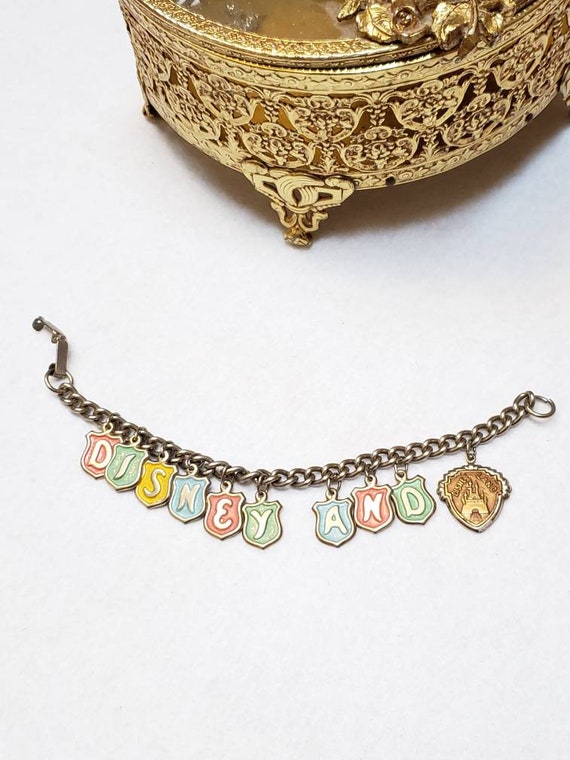 Vintage Disneyland Souvenir Charm Bracelet