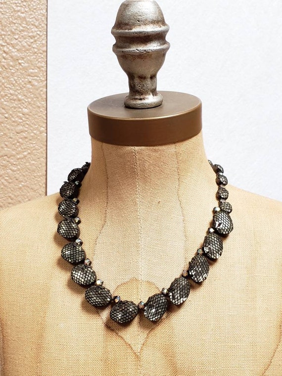 Vintage Kramer Fishnet Necklace