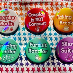 Convention Assistance Pins