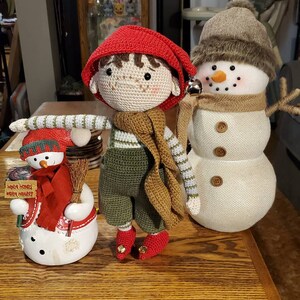 Christmas Elf doll. An adorable addition to your holiday tradition.  Can stand with a little support.  Elf only is for sale.