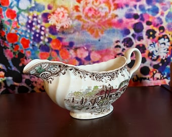 Heritage Hall Brown Multicolor by Johnson Brothers Gravy Boat