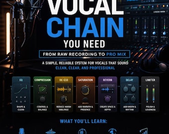 Vocal Mixing Blueprint The Only Chain You Need to Sound Professional The Only Vocal Chain You Need  From Raw Recording to Pro Mix