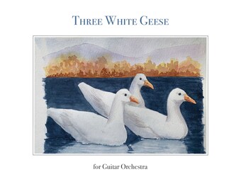 Three White Geese - commissioned by Aaron Shearer Foundation for Guitar Orchestra