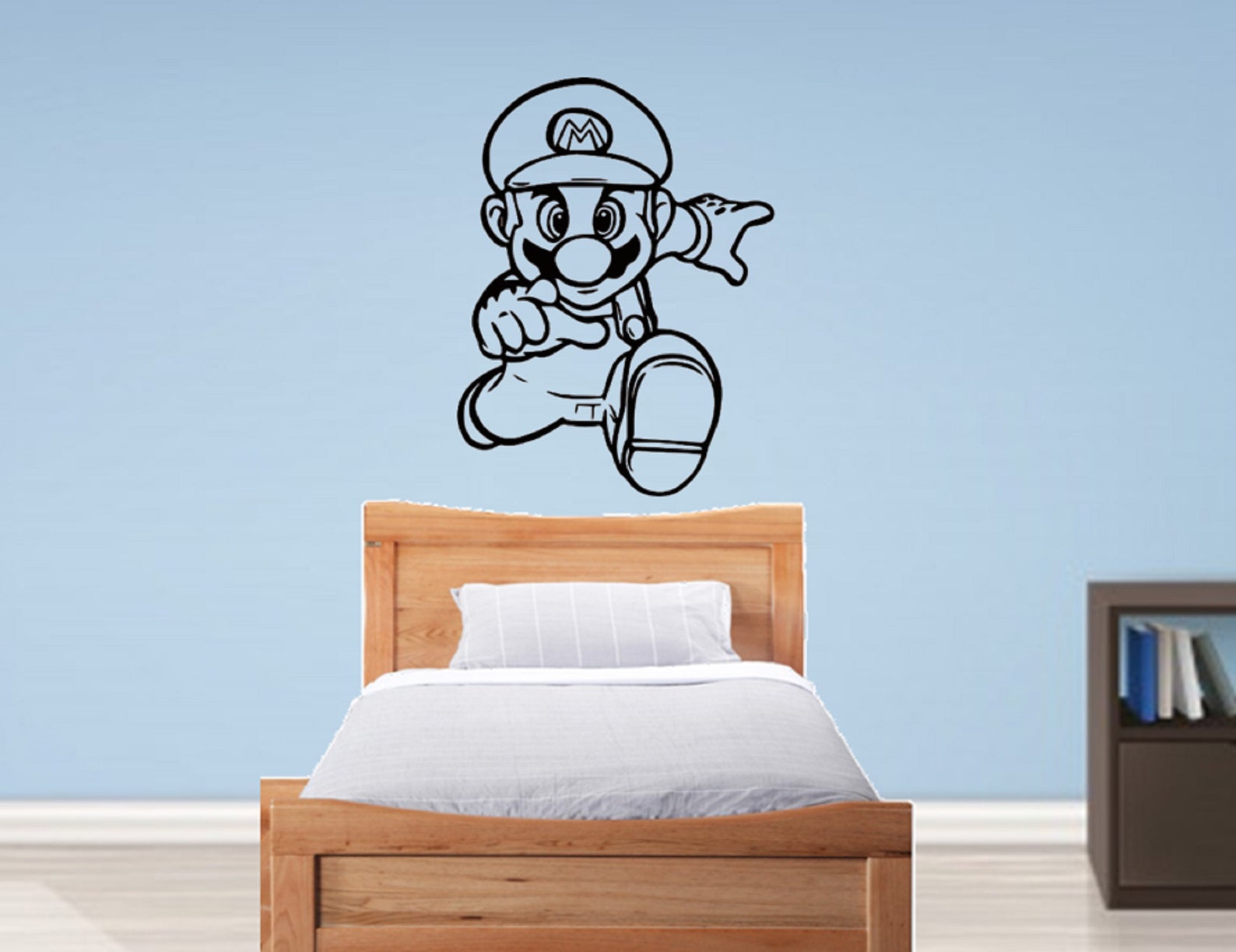 Mario Decal / Video Game Decal / Gamer Decal / Video Game Wall Etsy