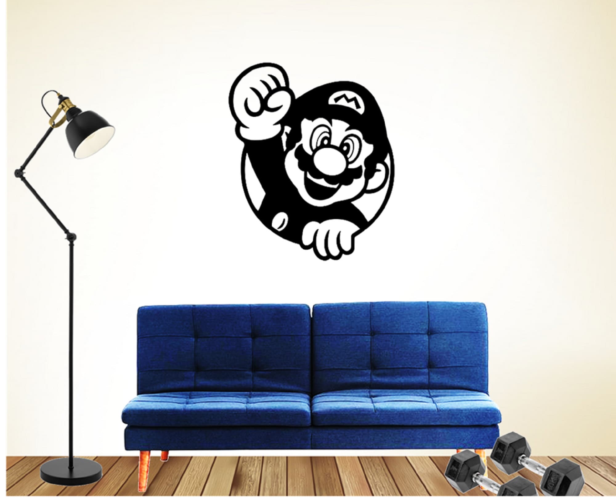 Mario Decal / Video Game Decal / Gamer Decal / Video Game Wall Etsy