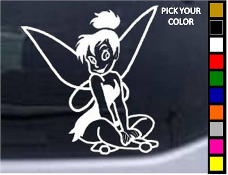 Tinkerbell Car Decal / Disney Car Decal / Tinkerbell Car Etsy Canada