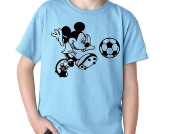 Mickey Soccer | Etsy New Zealand