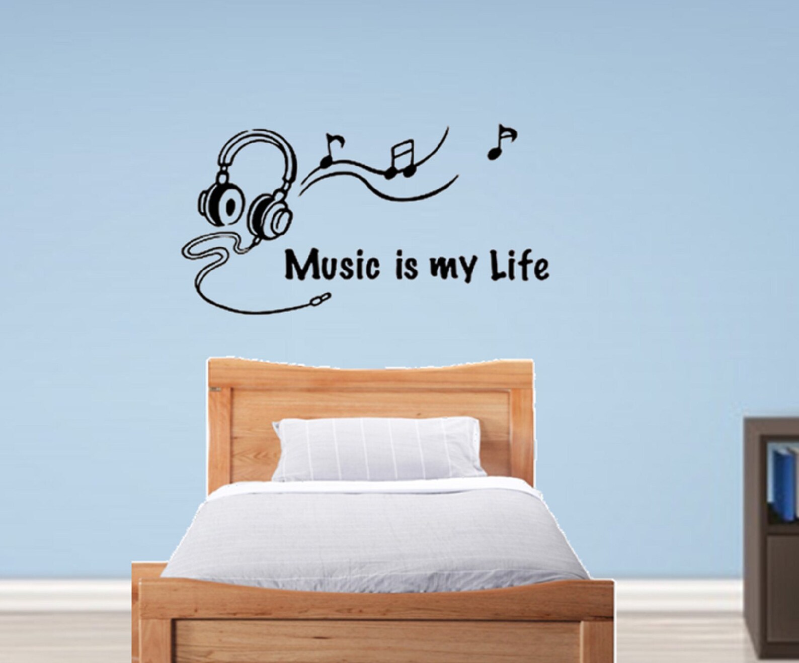 Music Wall Decal / Music Quote Decal / Music Wall Decor / Etsy