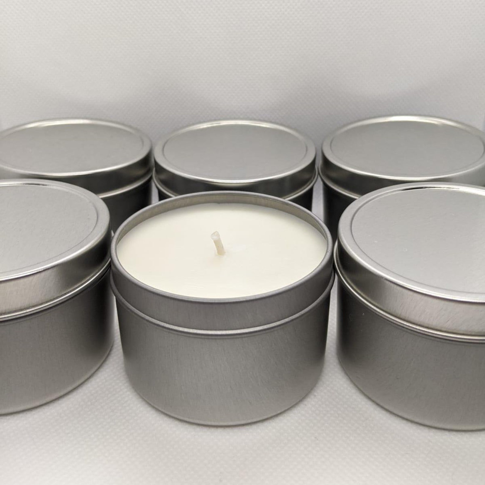 Scented Soy Candle 4 oz Vanity Tin Candle Soy Candle Gift Etsy