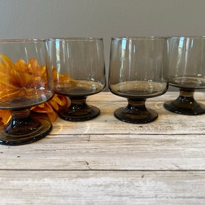 Libbey -  Tawny - Accent &quot;On the Rocks&quot; Glasses - Set of 4 - TWO Sets Available - 10 oz. - 4 1/8&quot; Tall